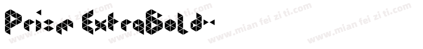 Prism ExtraBold字体转换